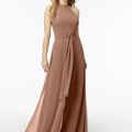 Halterneck Chiffon Jumpsuit Madeline Gardner