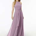 Halterneck Chiffon Jumpsuit Madeline Gardner