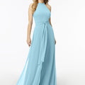 Halterneck Chiffon Jumpsuit Madeline Gardner
