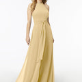 Halterneck Chiffon Jumpsuit Madeline Gardner
