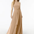 Halterneck Chiffon Jumpsuit Madeline Gardner