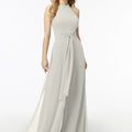 Halterneck Chiffon Jumpsuit Madeline Gardner