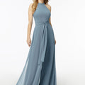 Halterneck Chiffon Jumpsuit Madeline Gardner