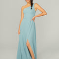 One Shoulder Chiffon Bridesmaid Dress Madeline Gardner