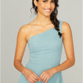 One Shoulder Chiffon Bridesmaid Dress Madeline Gardner