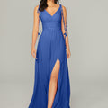 Chiffon Bridesmaid Dress with Tassel Straps Madeline Gardner