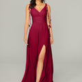 Chiffon Bridesmaid Dress with Tassel Straps Madeline Gardner