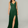 Chiffon Bridesmaid Dress with Tassel Straps Madeline Gardner