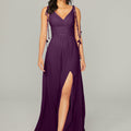 Chiffon Bridesmaid Dress with Tassel Straps Madeline Gardner