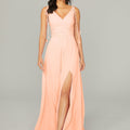 Chiffon Bridesmaid Dress with Tassel Straps Madeline Gardner