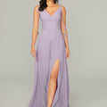 Chiffon Bridesmaid Dress with Tassel Straps Madeline Gardner