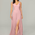Chiffon Bridesmaid Dress with Tassel Straps Madeline Gardner