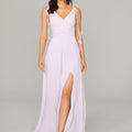 Chiffon Bridesmaid Dress with Tassel Straps Madeline Gardner