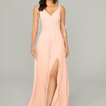 Chiffon Bridesmaid Dress with Tassel Straps Madeline Gardner