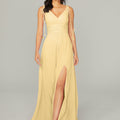 Chiffon Bridesmaid Dress with Tassel Straps Madeline Gardner