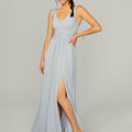 Chiffon Bridesmaid Dress with Tassel Straps Madeline Gardner