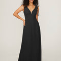 Chiffon Bridesmaid Dress with Tied Straps Madeline Gardner