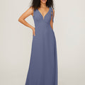 Chiffon Bridesmaid Dress with Tied Straps Madeline Gardner