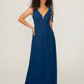 Chiffon Bridesmaid Dress with Tied Straps Madeline Gardner