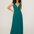Chiffon Bridesmaid Dress with Tied Straps Madeline Gardner