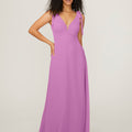 Chiffon Bridesmaid Dress with Tied Straps Madeline Gardner