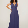 Chiffon Bridesmaid Dress with Tied Straps Madeline Gardner