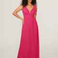Chiffon Bridesmaid Dress with Tied Straps Madeline Gardner