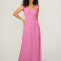 Chiffon Bridesmaid Dress with Tied Straps Madeline Gardner