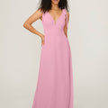 Chiffon Bridesmaid Dress with Tied Straps Madeline Gardner