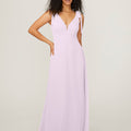 Chiffon Bridesmaid Dress with Tied Straps Madeline Gardner