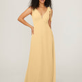 Chiffon Bridesmaid Dress with Tied Straps Madeline Gardner