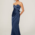 Wrap Skirt Silky Satin Bridesmaid Dress Madeline Gardner