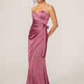 Wrap Skirt Silky Satin Bridesmaid Dress Madeline Gardner