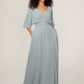 Chiffon Bridesmaid Dress with Ruched Waist Madeline Gardner