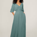 Chiffon Bridesmaid Dress with Ruched Waist Madeline Gardner