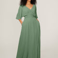 Chiffon Bridesmaid Dress with Ruched Waist Madeline Gardner