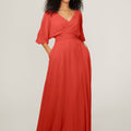 Chiffon Bridesmaid Dress with Ruched Waist Madeline Gardner