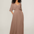 Chiffon Bridesmaid Dress with Ruched Waist Madeline Gardner