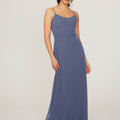 Scoop Neck Chiffon Bridesmaid Dress Madeline Gardner