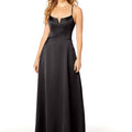 Silky Satin Bridesmaid Dress with Illusion Back Madeline Gardner
