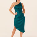 Asymmetric Midi Bridesmaids Dress Madeline Gardner