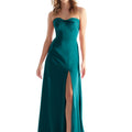 Strapless Sweetheart Luxe Satin Bridesmaid Dress Morilee