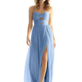 Pleated Shimmer Twist Knot Bridesmaid Dress Morilee