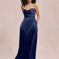 Soft Scoop Luxe Satin Bridesmaid Dress with Pockets Morilee