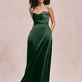 Soft Scoop Luxe Satin Bridesmaid Dress with Pockets Morilee