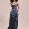 Soft Scoop Luxe Satin Bridesmaid Dress with Pockets Morilee