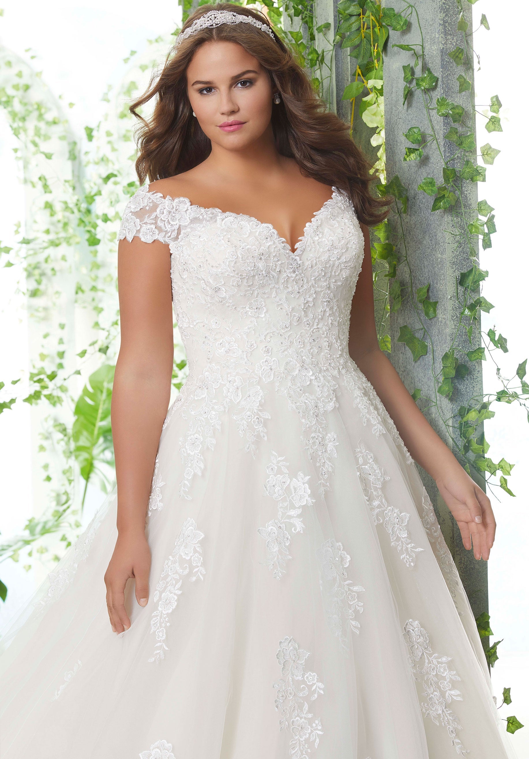 Pamela Plus Size Wedding Dress Morilee