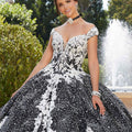 This Valentina Collection quinceañera dress is available in black.
