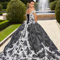 This Valentina Collection quinceañera dress is available in black.