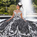This Valentina Collection quinceañera dress is available in black.